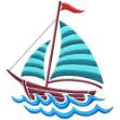Picture of Nautical Ship Machine Embroidery Design