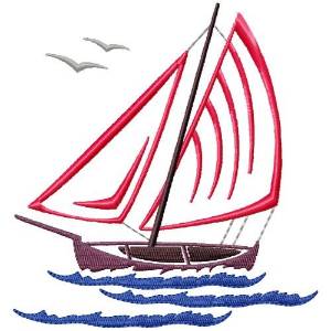 Picture of Weekend Sailing Machine Embroidery Design