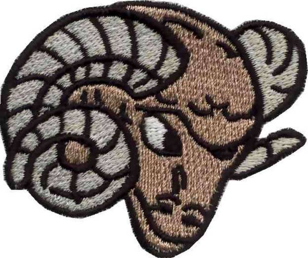 Picture of Ram Machine Embroidery Design