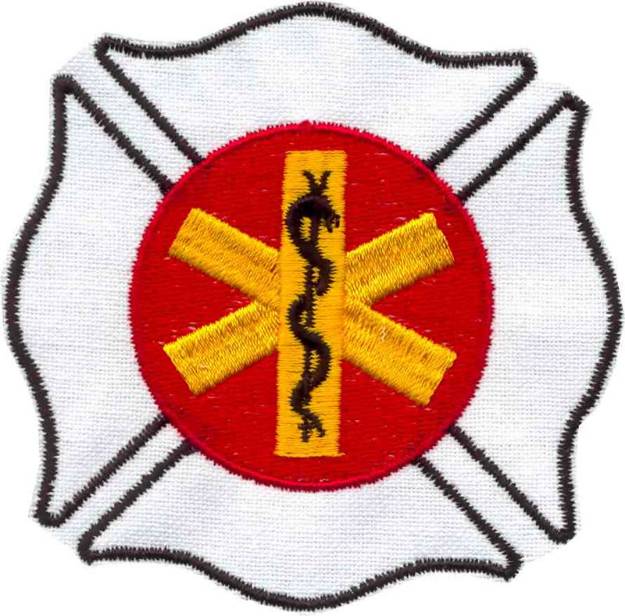 Picture of Fire department Machine Embroidery Design