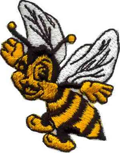Picture of Happy Bee Machine Embroidery Design
