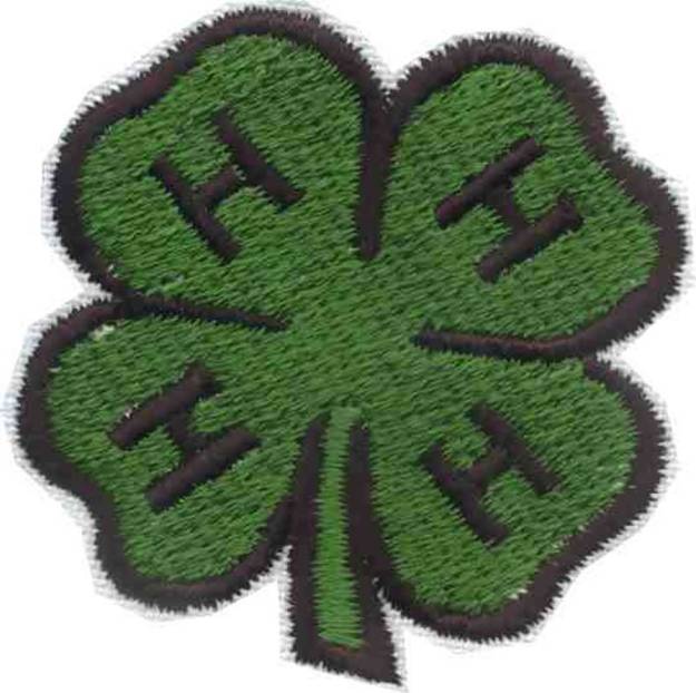 Picture of 4-H Emblem Machine Embroidery Design
