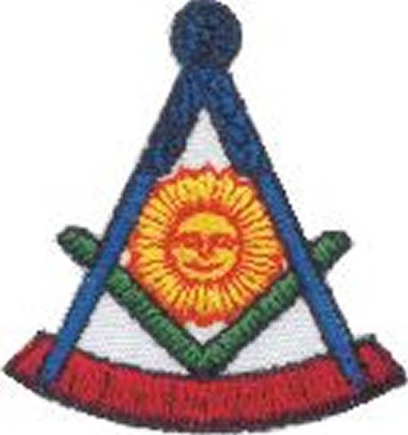 Picture of Masonic Emblem Machine Embroidery Design