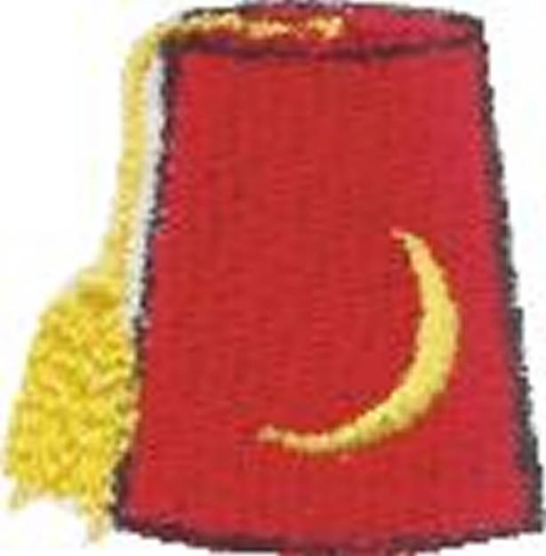Picture of Shriners Hat Machine Embroidery Design
