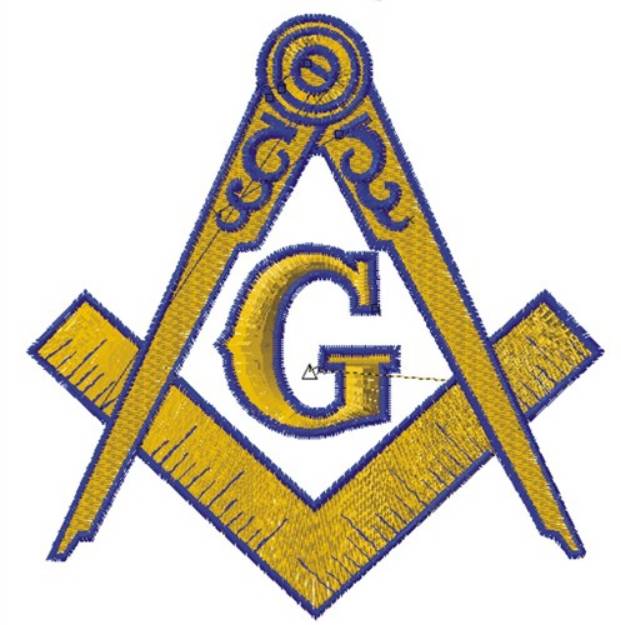 Picture of Masonic Logo Machine Embroidery Design