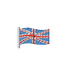 UK Flag Machine Embroidery Design