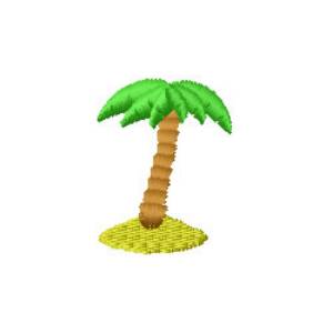 Picture of Palm Tree Machine Embroidery Design