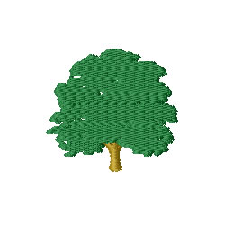 Tree Machine Embroidery Design