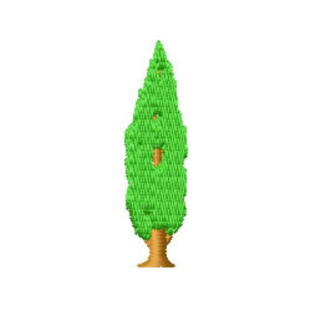 Picture of Evergreen Tree Machine Embroidery Design