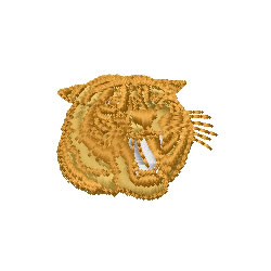 Tiger Head Machine Embroidery Design