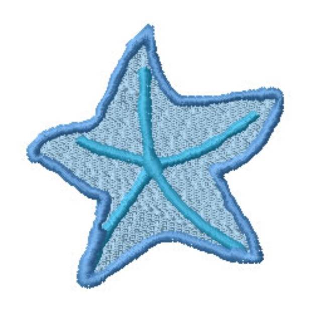 Picture of Star Fish Machine Embroidery Design