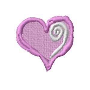 Picture of Valentine Heart Machine Embroidery Design
