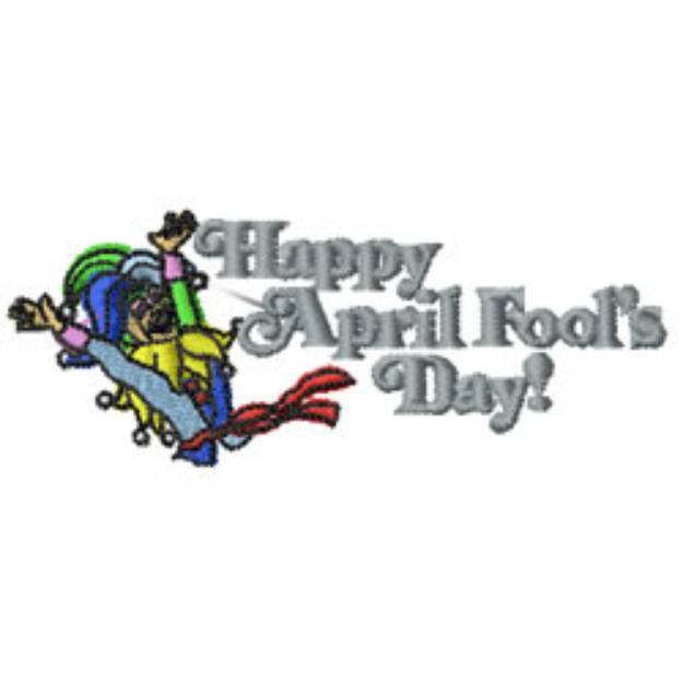 Picture of April Fools Day Machine Embroidery Design