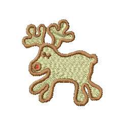 Rudolph Reindeer Machine Embroidery Design