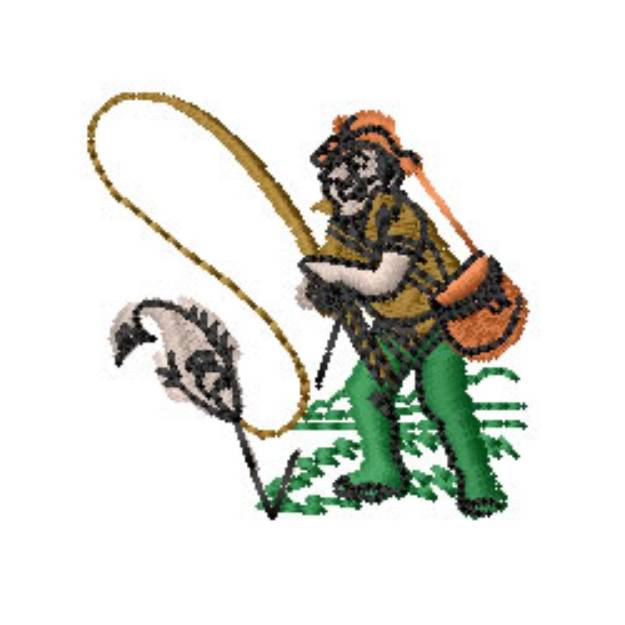 Picture of Fisherman Machine Embroidery Design
