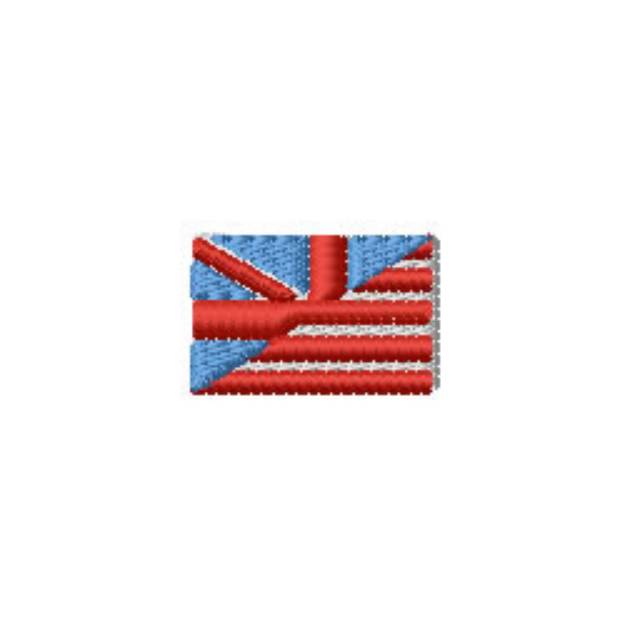 Picture of UK And USA Flag Machine Embroidery Design