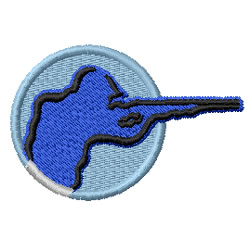 Shooter Machine Embroidery Design