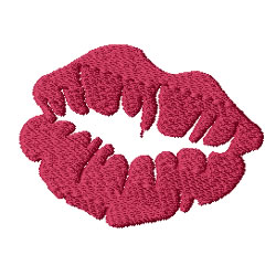 Lips Machine Embroidery Design