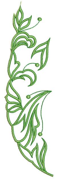 Picture of Flower Border Machine Embroidery Design