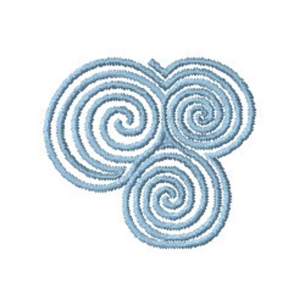 Picture of Spiral Machine Embroidery Design
