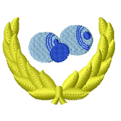 Ball And Wreath Machine Embroidery Design