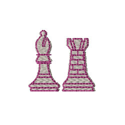 Chess Machine Embroidery Design