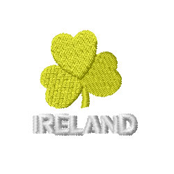 Ireland Machine Embroidery Design