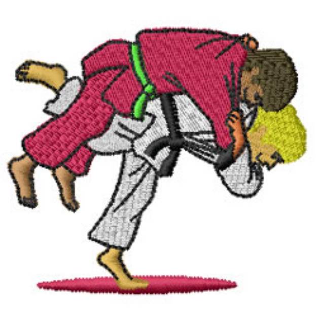 Picture of Judo Machine Embroidery Design