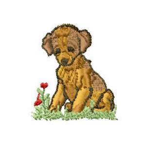 Picture of Puppy Machine Embroidery Design