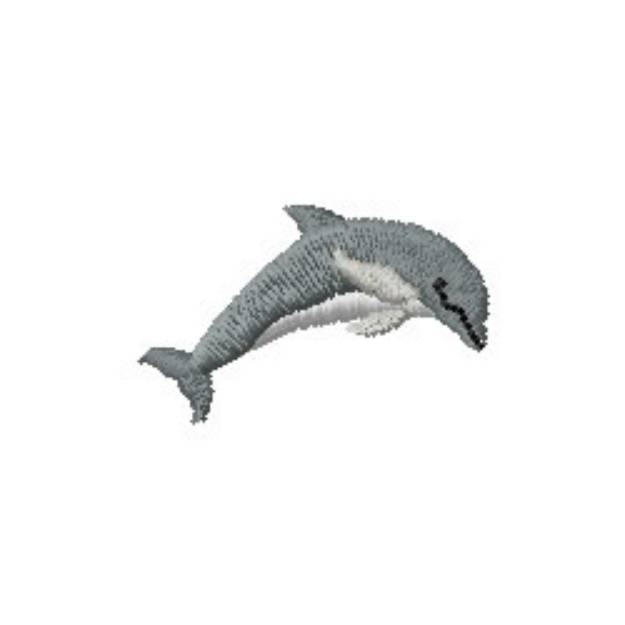 Picture of Dolphin Machine Embroidery Design