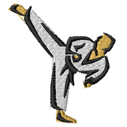 Judo Machine Embroidery Design