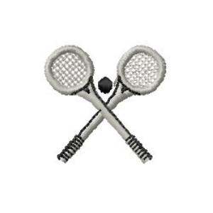 Picture of Squash Racket Machine Embroidery Design