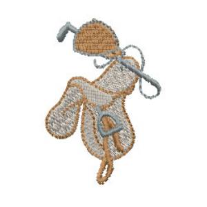 Picture of Hat & Saddle Machine Embroidery Design