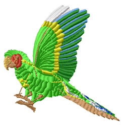 Parrot Machine Embroidery Design