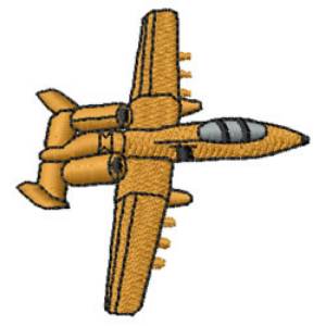 Picture of A10 Thunderbolt Machine Embroidery Design