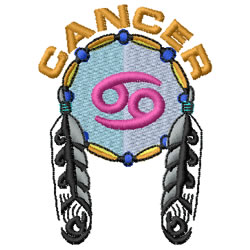 Cancer Machine Embroidery Design