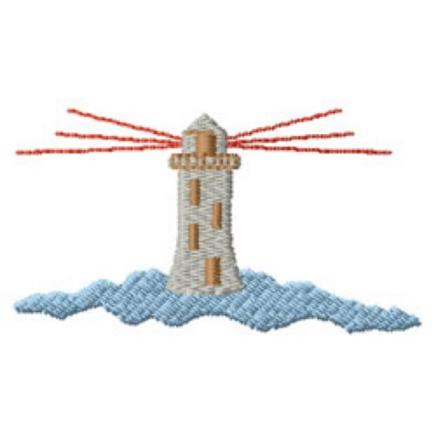 Picture of Light House Machine Embroidery Design
