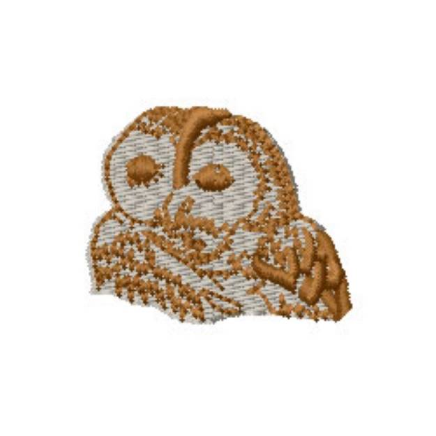 Picture of Owl Head Machine Embroidery Design
