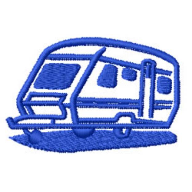 Picture of Caravan Machine Embroidery Design