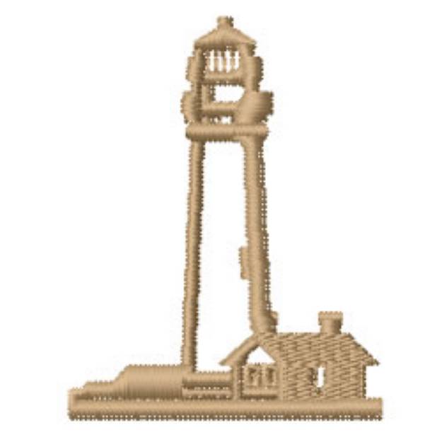 Picture of Light House Machine Embroidery Design
