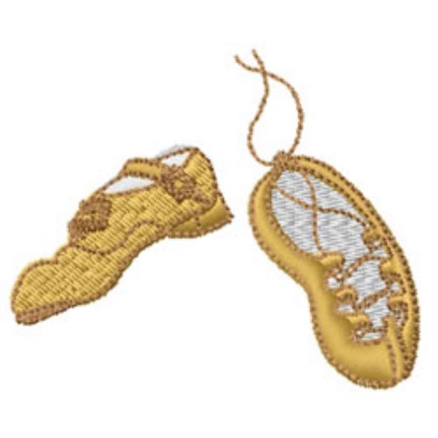 Picture of Shoes Machine Embroidery Design