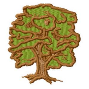 Picture of Oak Tree Machine Embroidery Design