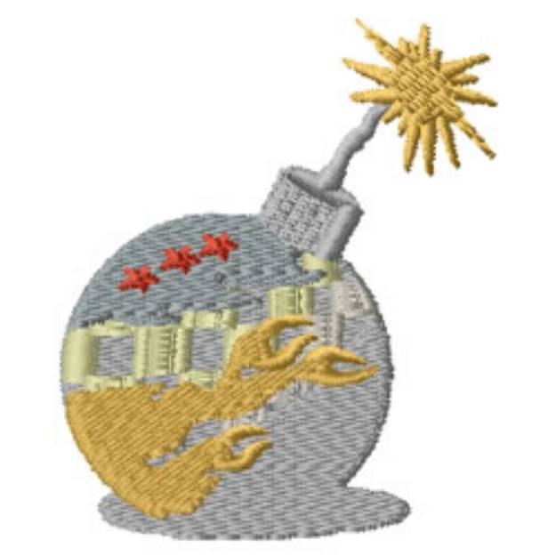 Picture of Bomb Machine Embroidery Design