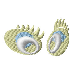 Eyes Machine Embroidery Design
