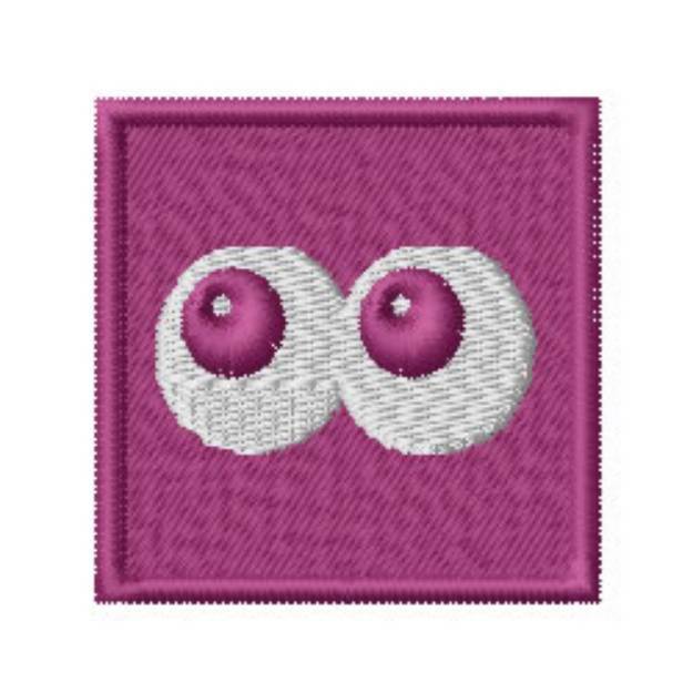 Picture of Eyes Machine Embroidery Design