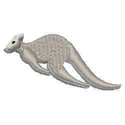 Kangaroo Machine Embroidery Design