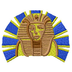 King Tutankamen Machine Embroidery Design