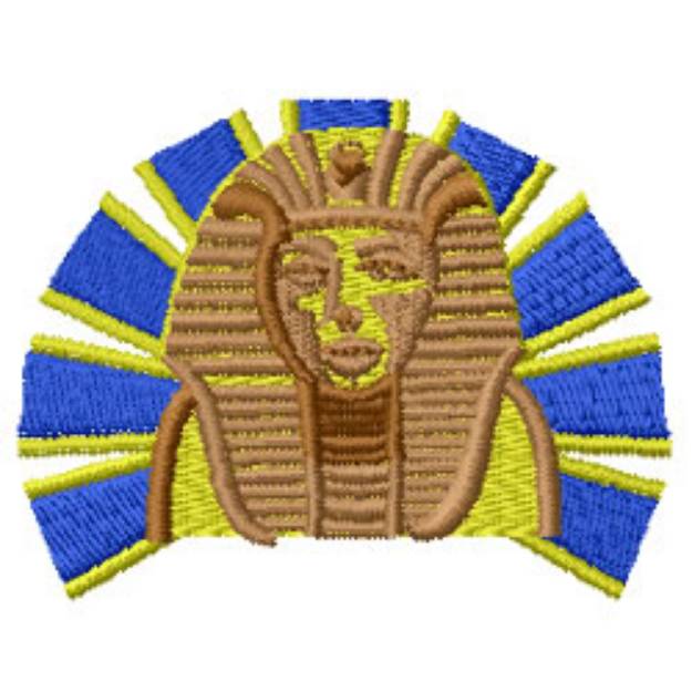 Picture of King Tutankamen Machine Embroidery Design