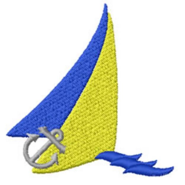 Picture of Sail Machine Embroidery Design