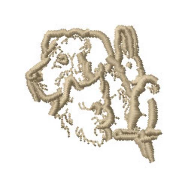 Picture of Dog Rabbit And Bird Machine Embroidery Design
